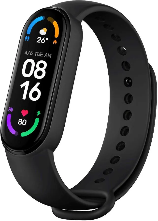 

Фитнес-трекер XIAOMI Mi Band 6 XMSH15HM, 1.56", черный / черный [bhr4951gl]