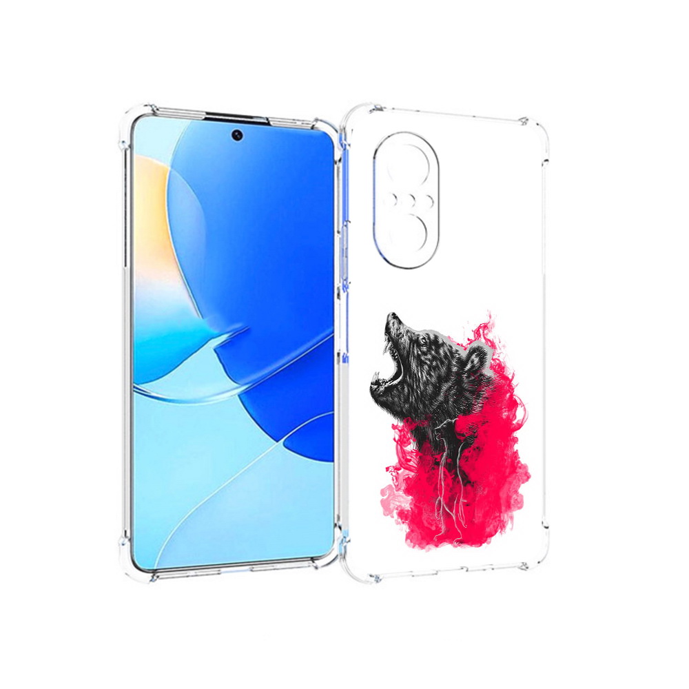 

Чехол MyPads Tocco для Huawei Nova 9 SE медведь в дымке, Прозрачный, Tocco