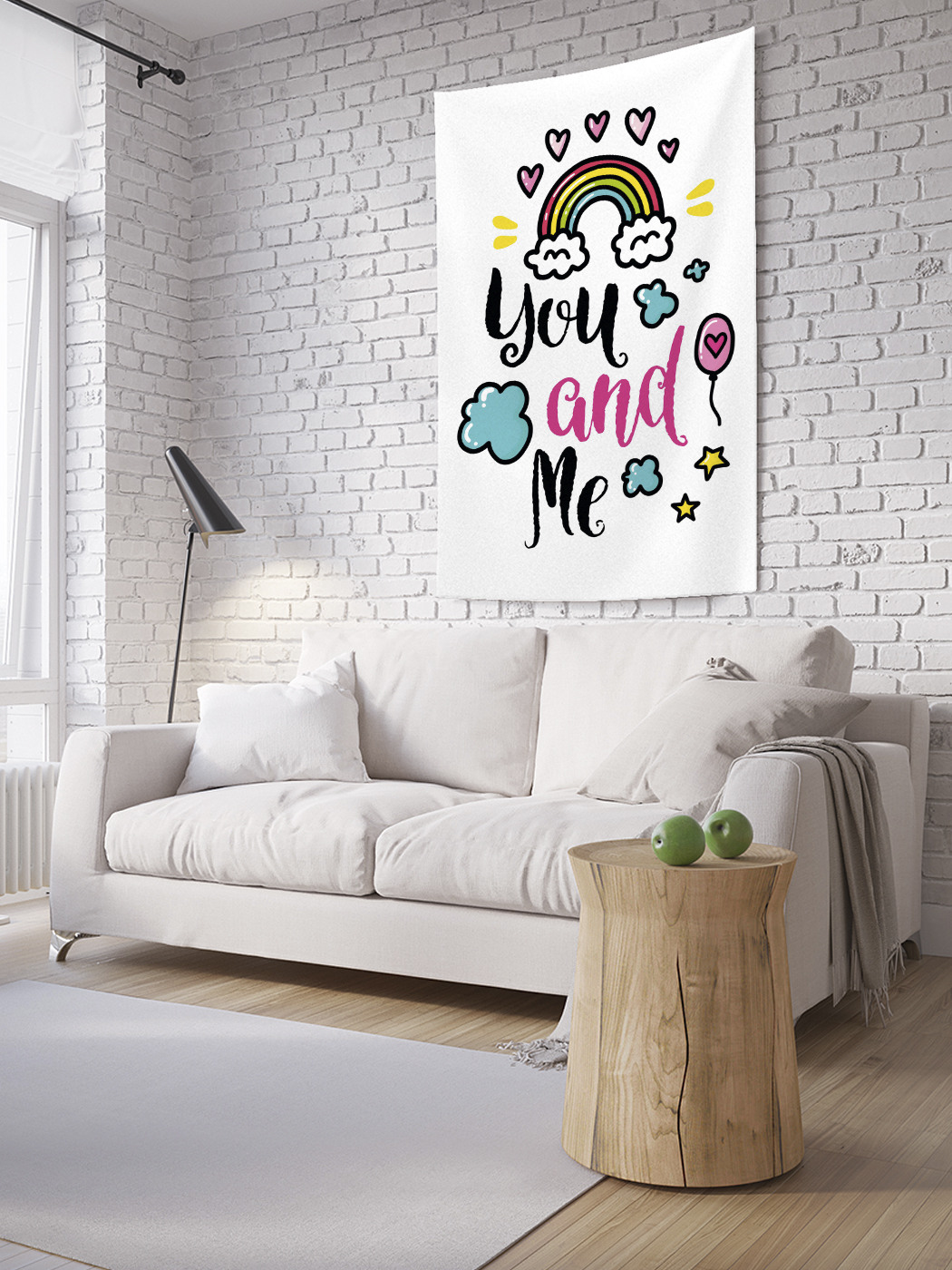 

Вертикальное фотопанно на стену JoyArty Ты и я 150x200 см, Ты и я