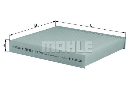 

Фильтр воздушный салона Mahle/Knecht LA345