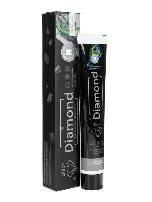 

Зубная паста Dorall Collection отбеливающая Black diamond 100 г, -