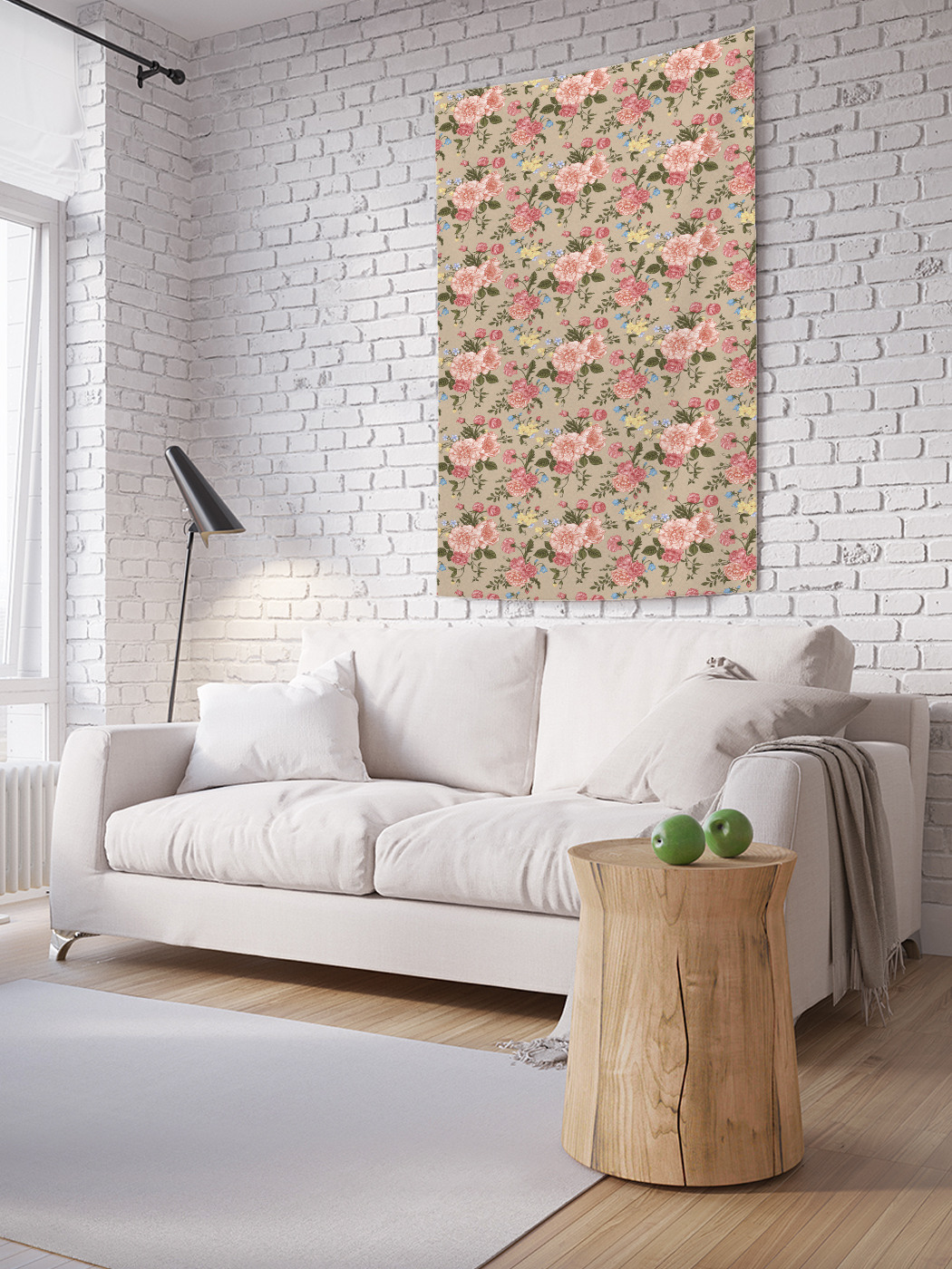 

Вертикальное фотопанно на стену JoyArty Нежные розовые цветы 150x200 см, Нежные розовые цветы