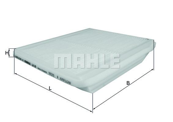 

Фильтр воздушный салона Mahle/Knecht LA39
