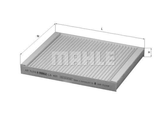 

Фильтр воздушный салона Mahle/Knecht LA401