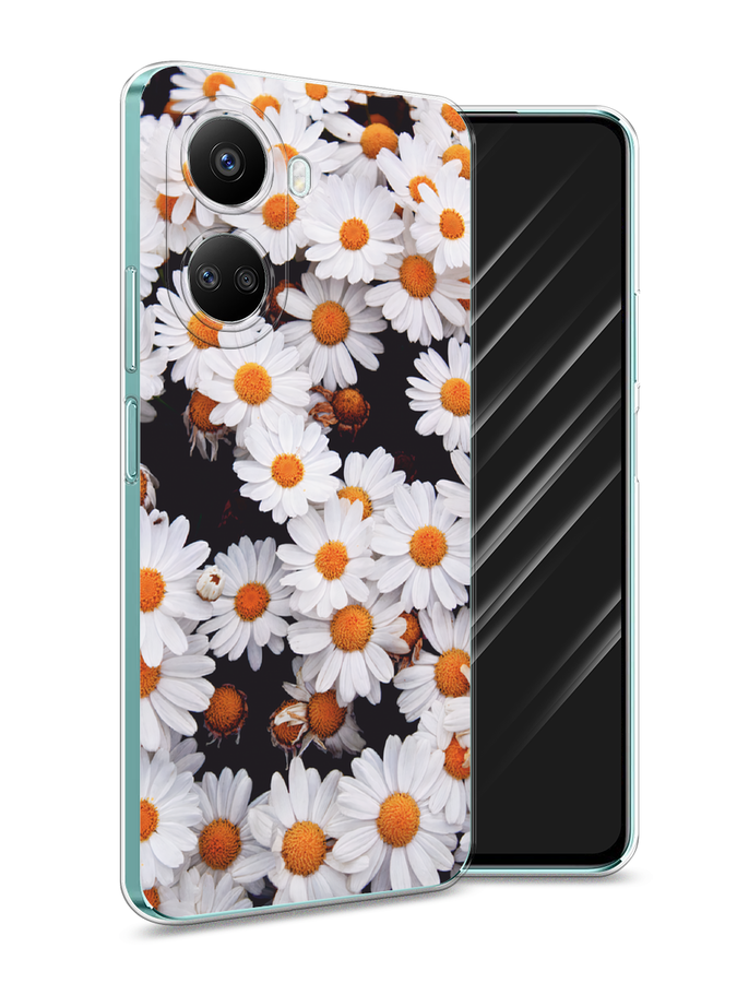 

Чехол Awog на Huawei nova 10 SE "Ромашковое поле", Белый, 6109650-4
