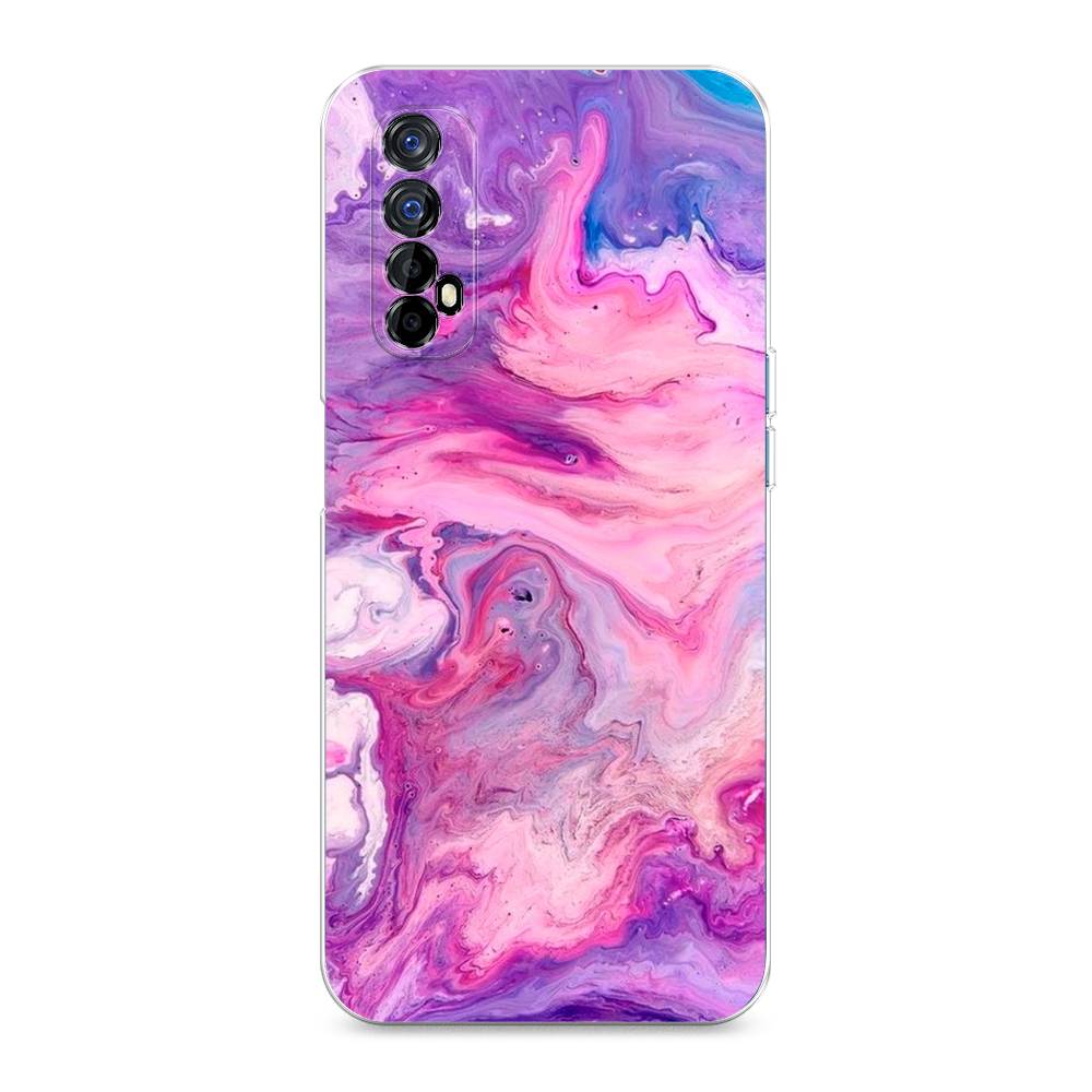 

Чехол на Oppo Realme 7 "Нежно-розовая абстракция", Розовый, 254150-3
