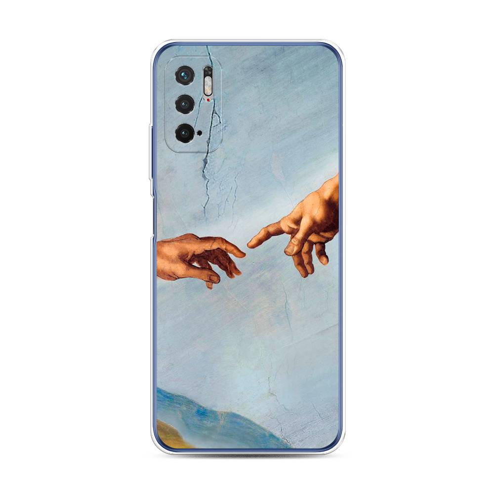 фото Чехол awog "сотворение адама" для xiaomi redmi note 10 5g