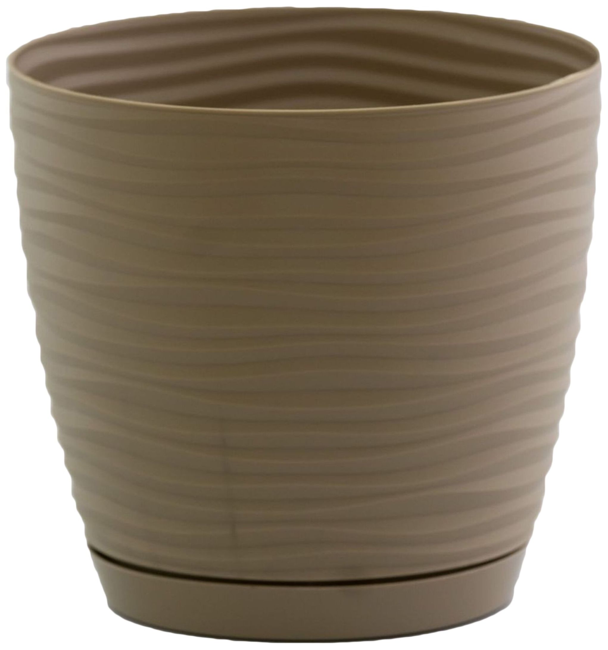 

Горшок Form Plastic Sahara 3030-002 d16,7 см 2,4 л пластиковый кофейный, Коричневый