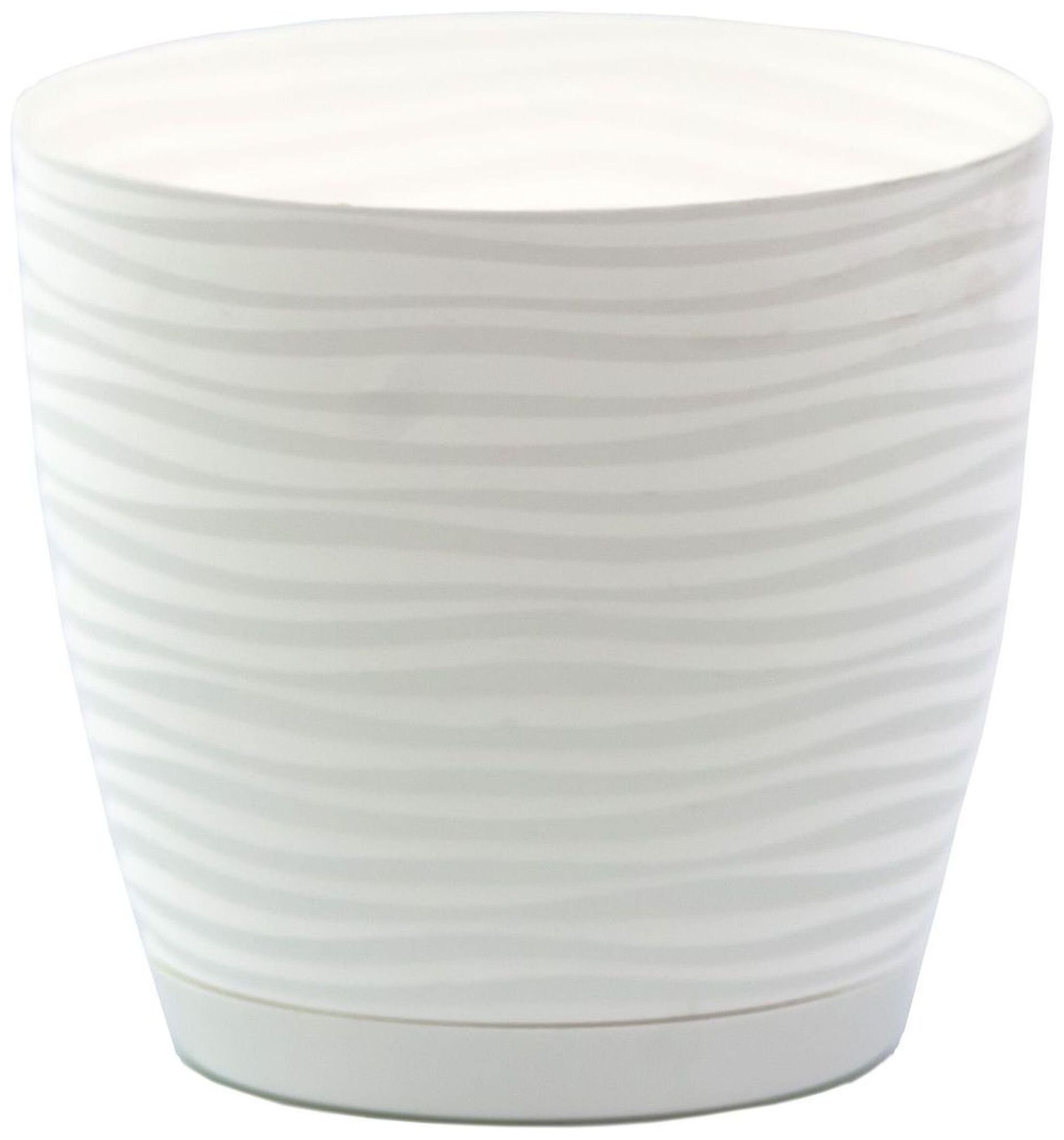 

Горшок Form Plastic Sahara 3040-011 d19 см 3,35 л пластиковый белый