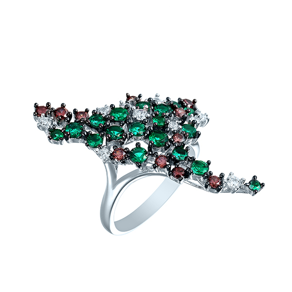 

Кольцо из серебра р. 17,5 Element47 AAS-3658R_KO_001_WG, фианит, AAS-3658R_KO_001_WG