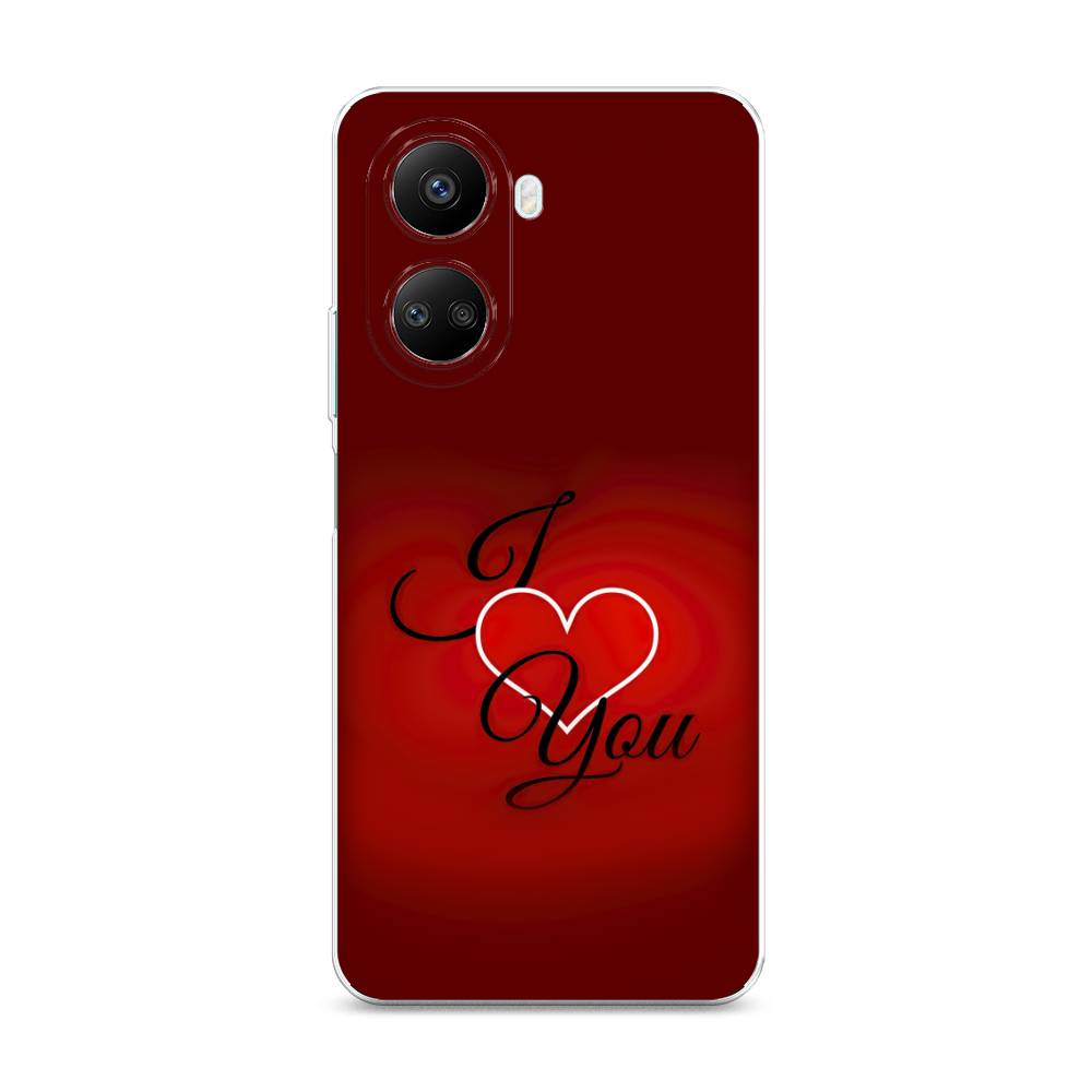 

Чехол Awog на Huawei nova 10 SE "I love you 3", Красный;черный, 6109650-6