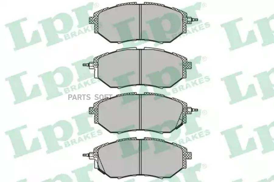 

Колодки тормозные subaru legacy/outback/tribeca 2.0-3.6 03- передние