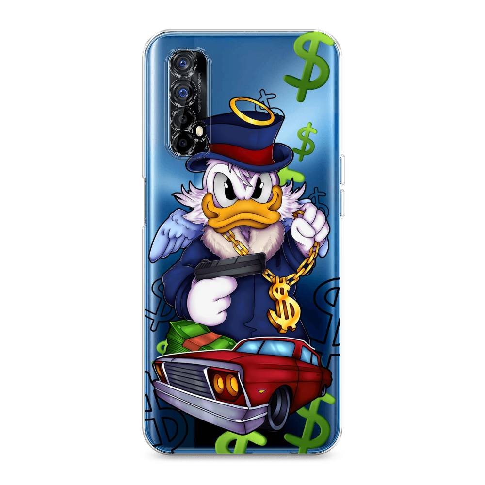 

Чехол на Oppo Realme 7 "Scrooge McDuck with a Gold Chain", Красный;синий;белый, 254150-6
