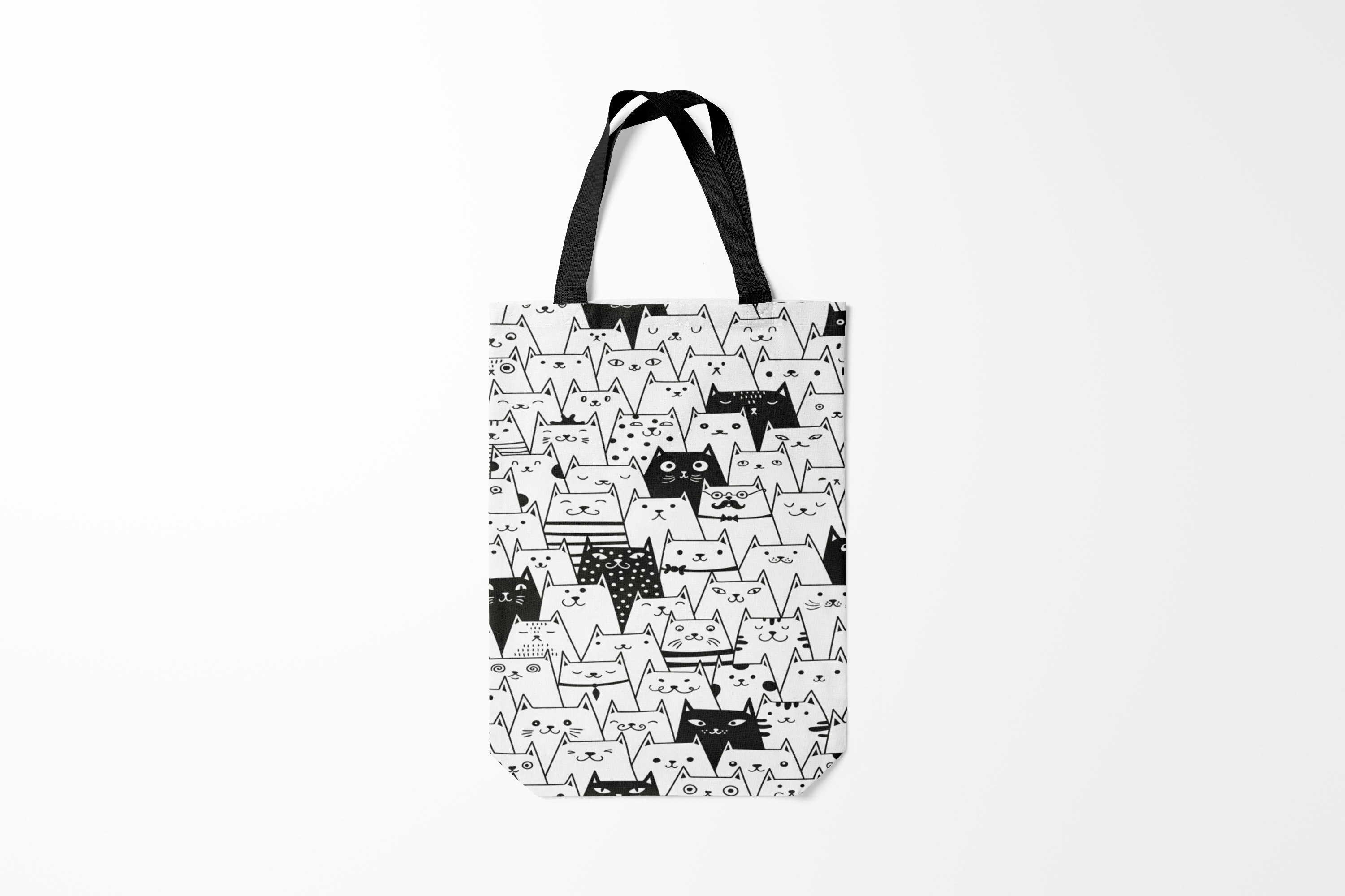 

Сумка шoппер унисекс Burnettie Коты и кошки WHITE,, Коты и кошки WHITE