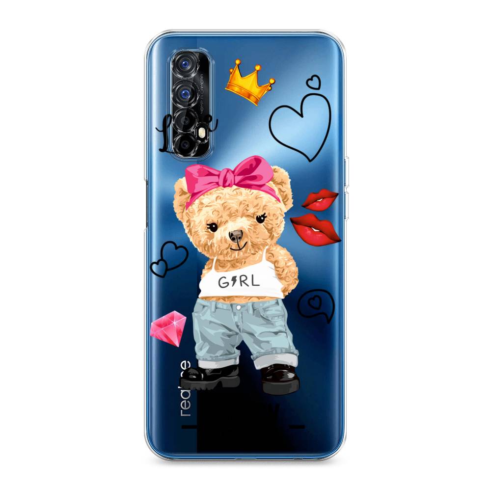 

Чехол на Oppo Realme 7 "Sugar Mommy", Голубой;белый;розовый, 254150-6