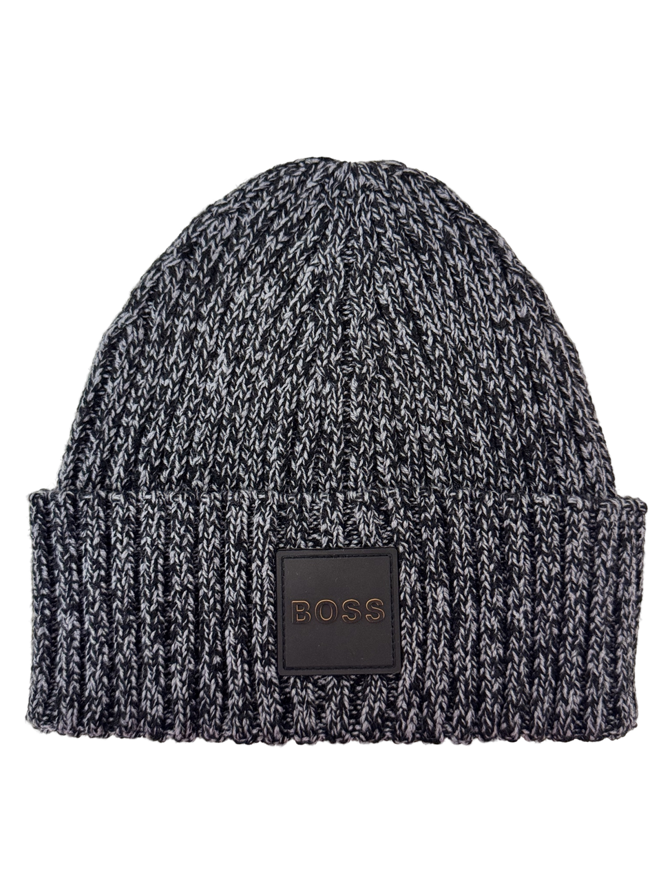 

Шапка бини унисекс BOSS 50455947 grey melange, Серый, 50455947
