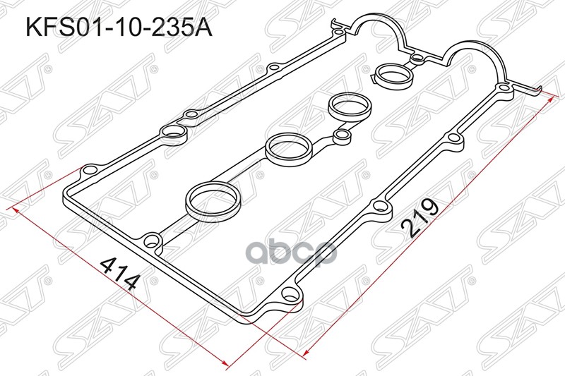 

Прокладка Клапанной Крышки Mz Fp, Fs, 92-97 Sat арт. KFS0110235A
