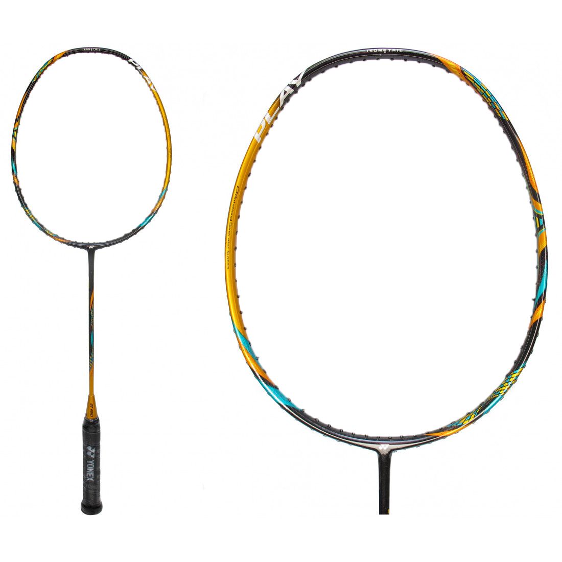 

Ракетка для бадминтона Yonex Astrox 88D Play 4UG5 (без струны), Черный;желтый;голубой, 88Dplay