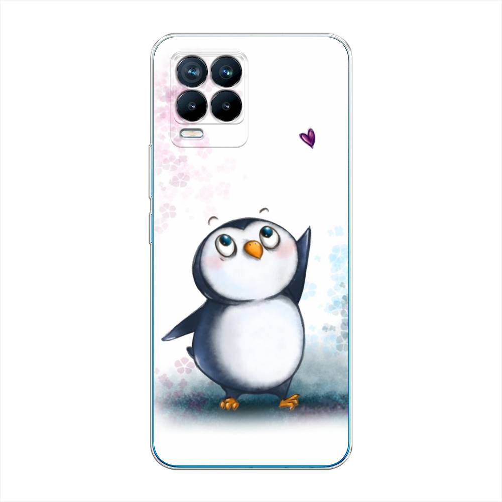 

Чехол Awog на Realme 8/8 Pro "Пингвин и сердечко", Разноцветный, 255550-1
