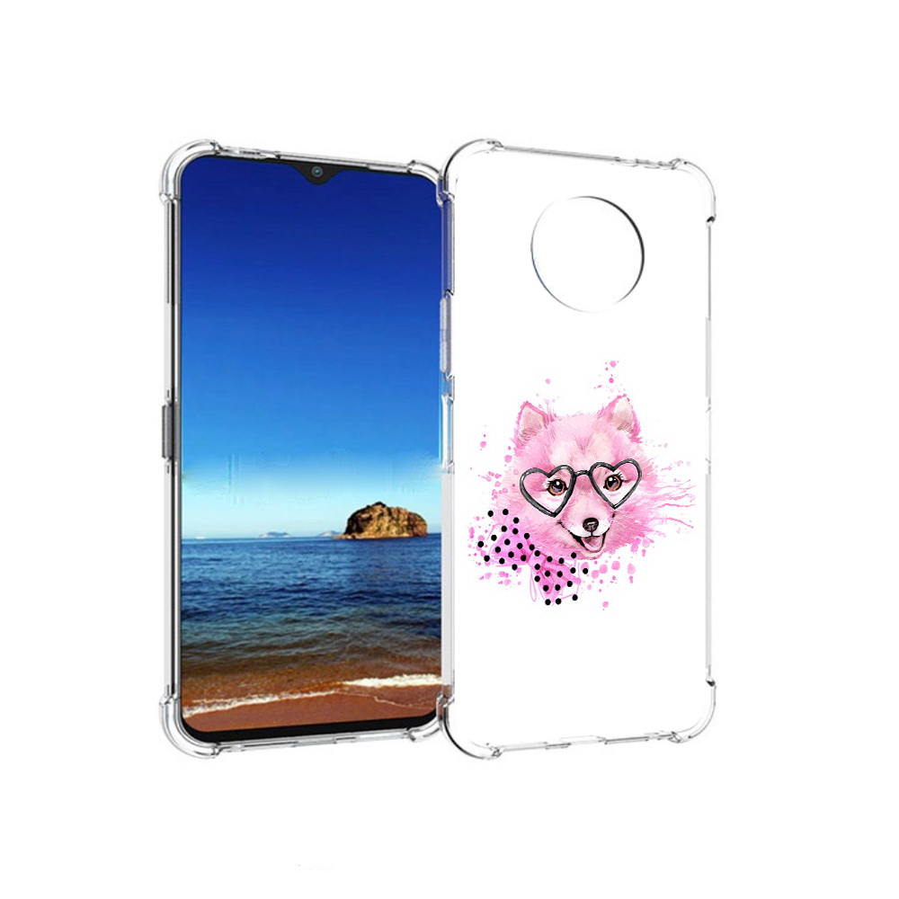 

Чехол MyPads Tocco для Nokia G50 розовый волченок (PT227056.116.585), Прозрачный, Tocco