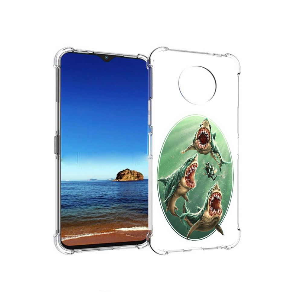 

Чехол MyPads Tocco для Nokia G50 синяя бездна (PT227056.116.600), Прозрачный, Tocco