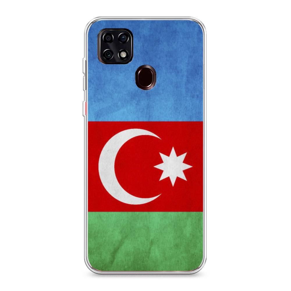 фото Силиконовый чехол "флаг азербайджана" на zte blade 20 smart awog
