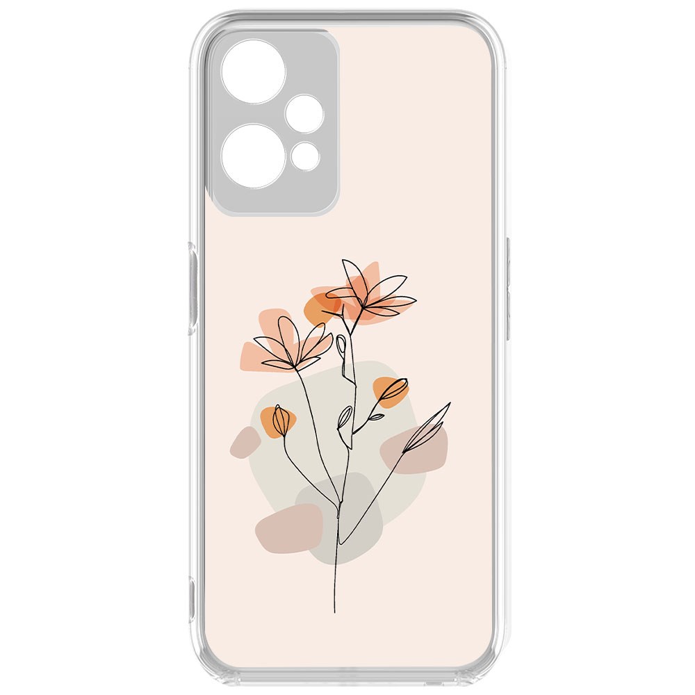 

Чехол-накладка Krutoff Clear Case Ромашки для OnePlus Nord CE 2 Lite, Прозрачный