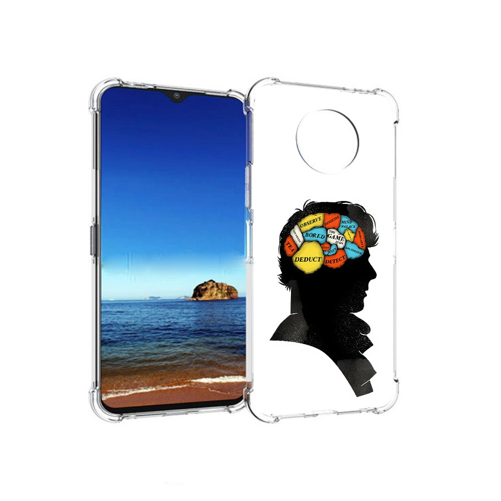 

Чехол MyPads Tocco для Nokia G50 темный рисунок (PT227056.116.640), Прозрачный, Tocco
