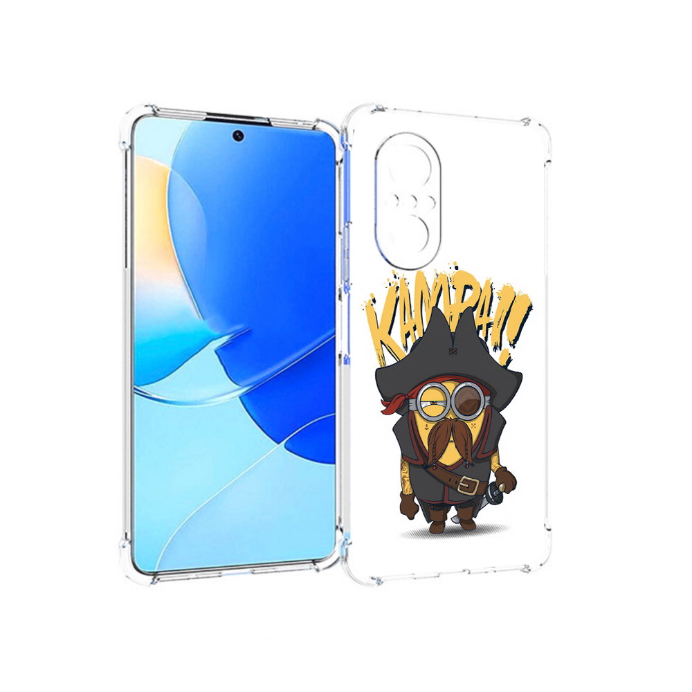 

Чехол MyPads Tocco для Huawei Nova 9 SE миньон пират, Прозрачный, Tocco