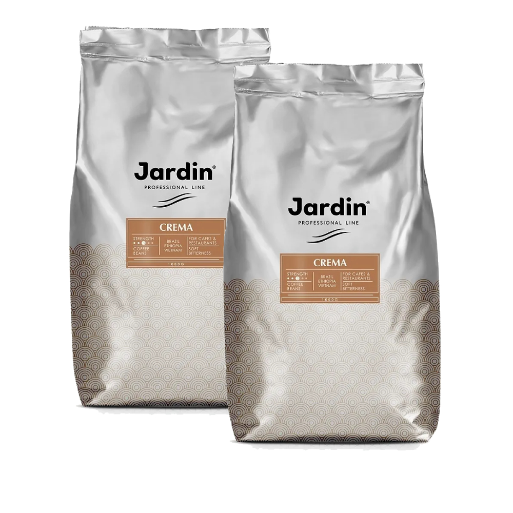 Кофе в зернах Jardin Crema, 1 кг х 2 шт