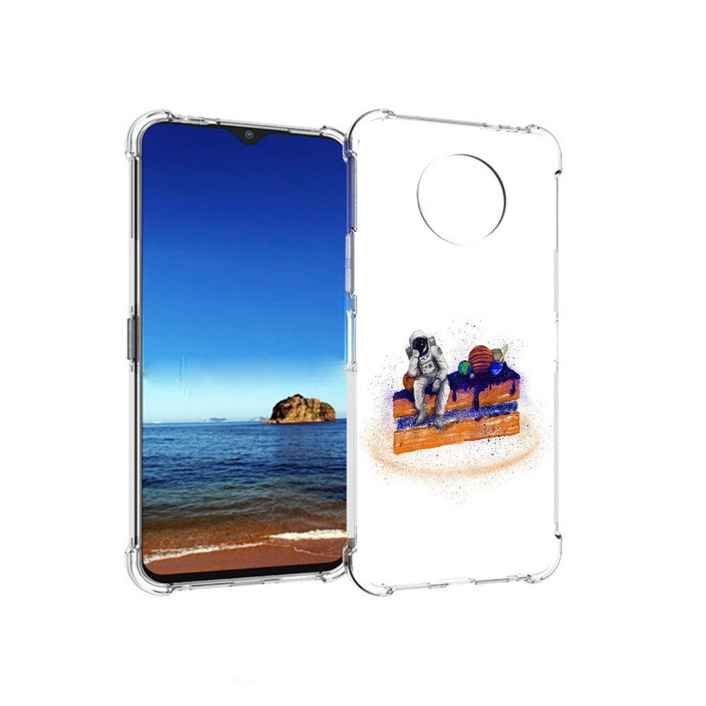

Чехол MyPads Tocco для Nokia G50 торт с планетами (PT227056.116.648), Прозрачный, Tocco