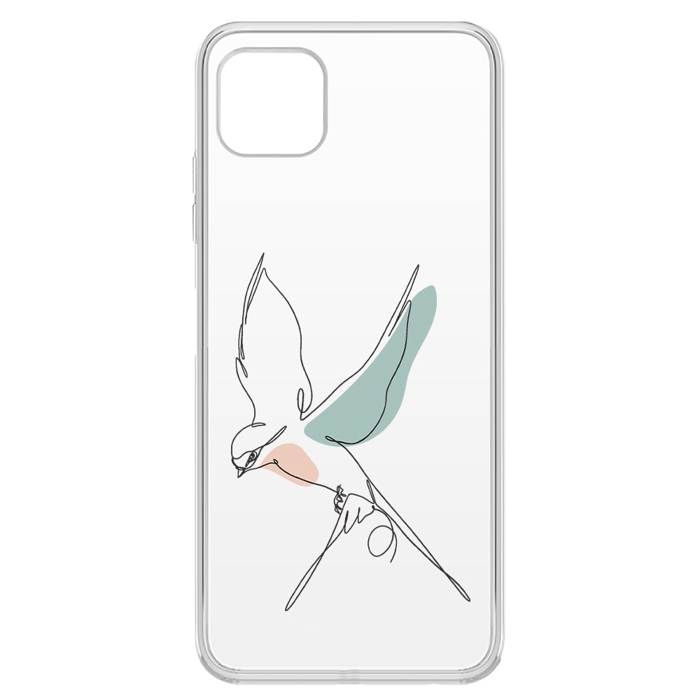 

Чехол-накладка Krutoff Clear Case Полет для Samsung Galaxy A22s (A226), Прозрачный