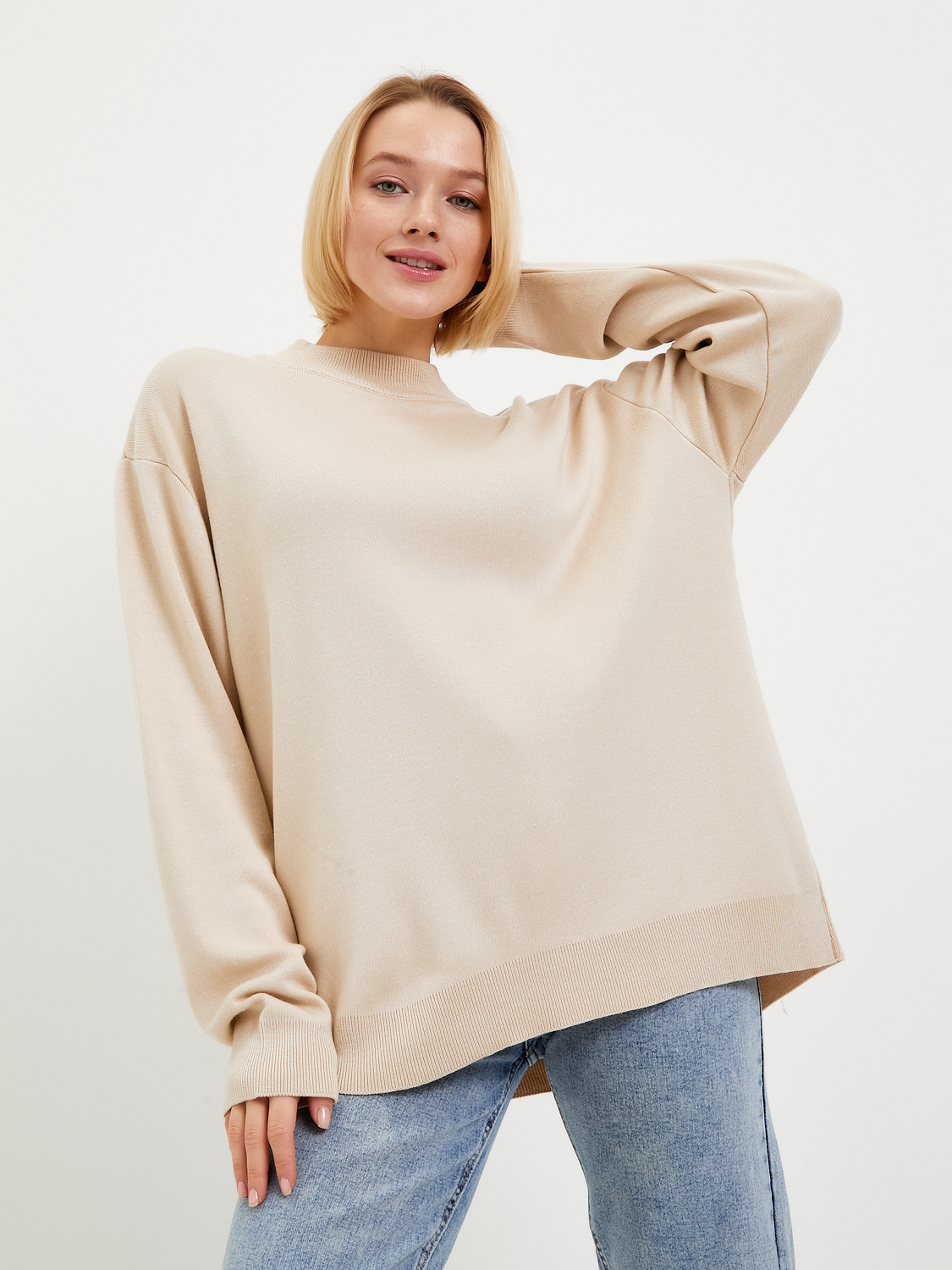 

Свитер женский MELLE 4122 бежевый, 4122