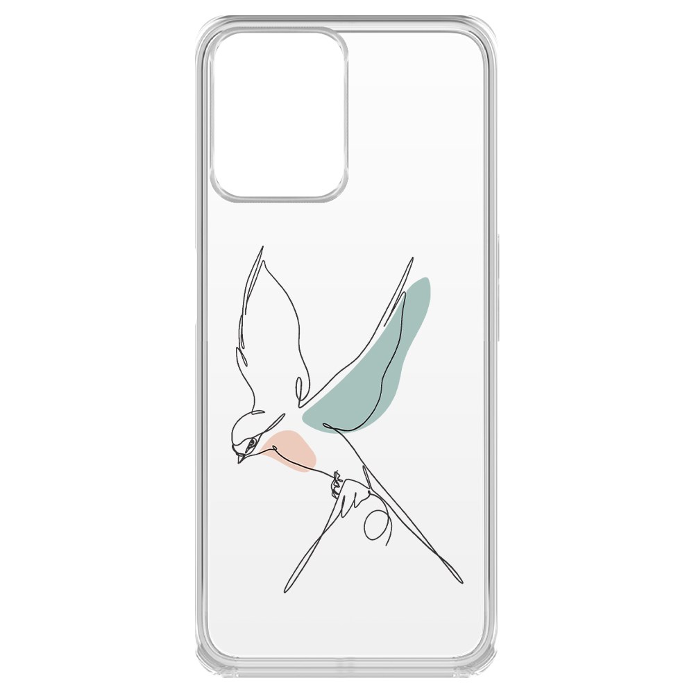

Чехол-накладка Krutoff Clear Case Полет для Realme C35