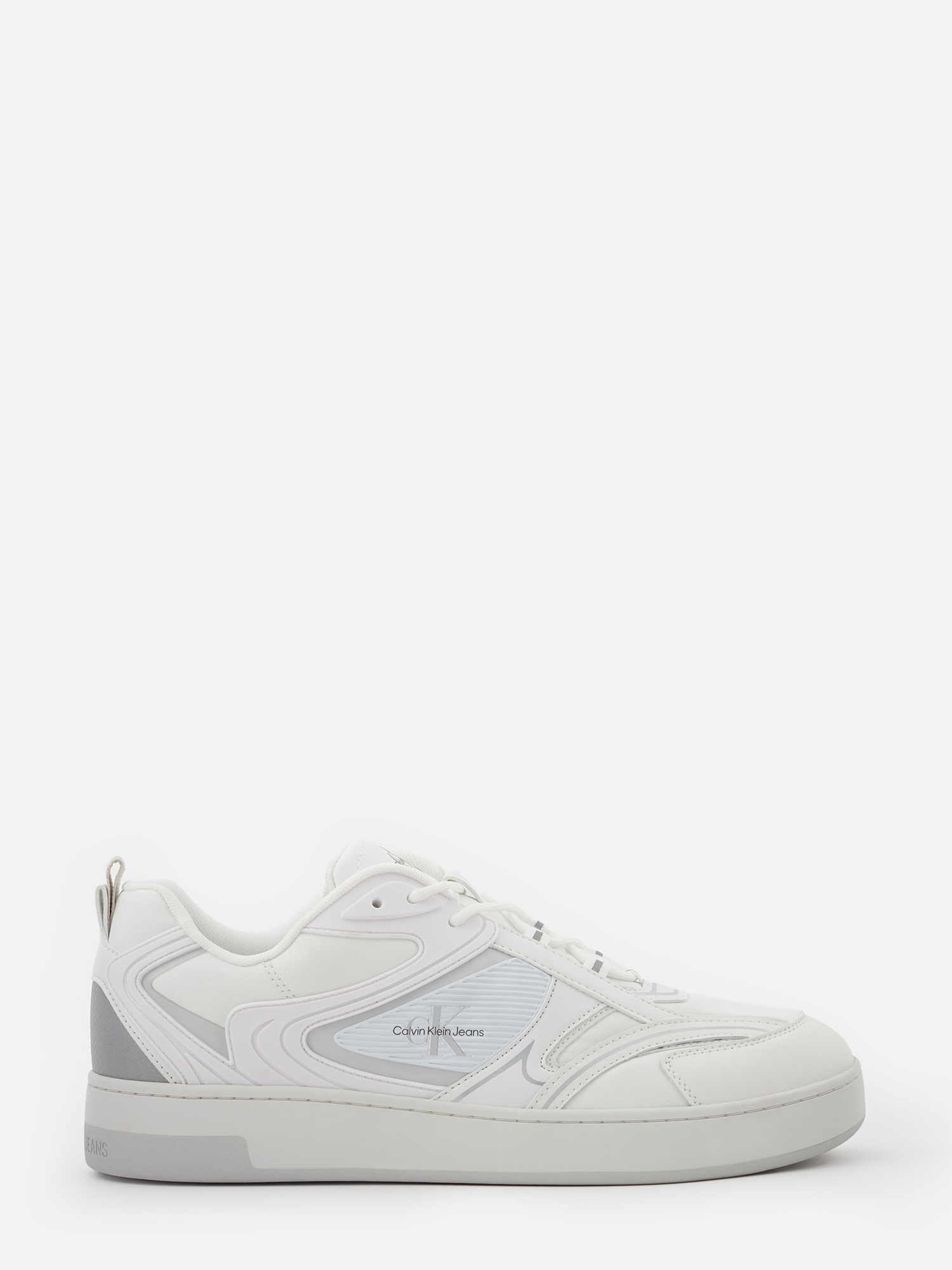 

Кеды мужские Calvin Klein Jeans YM0YM00993 белые 40 EU, Белый, YM0YM00993