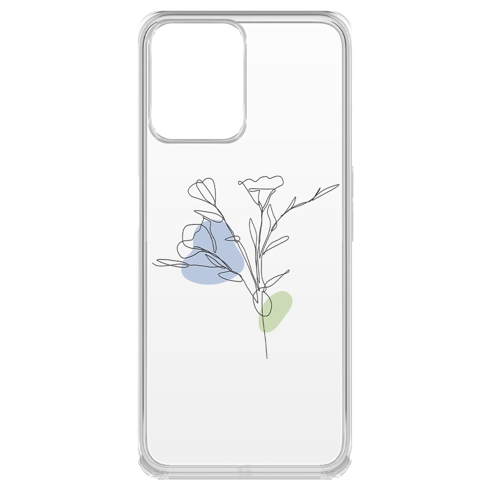 

Чехол-накладка Krutoff Clear Case Эустома для Realme C35
