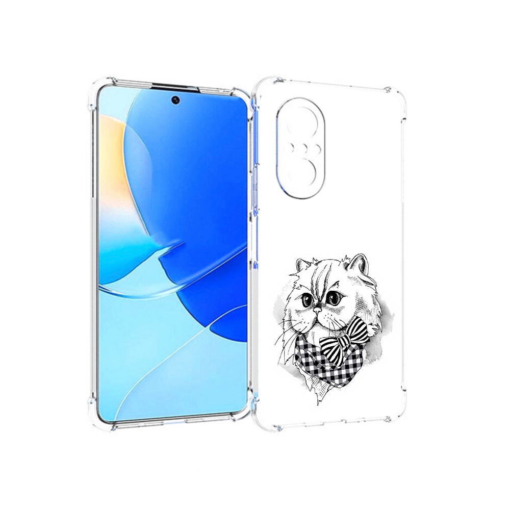 

Чехол MyPads Tocco для Huawei Nova 9 SE нарисованная красивая кошечка, Прозрачный, Tocco