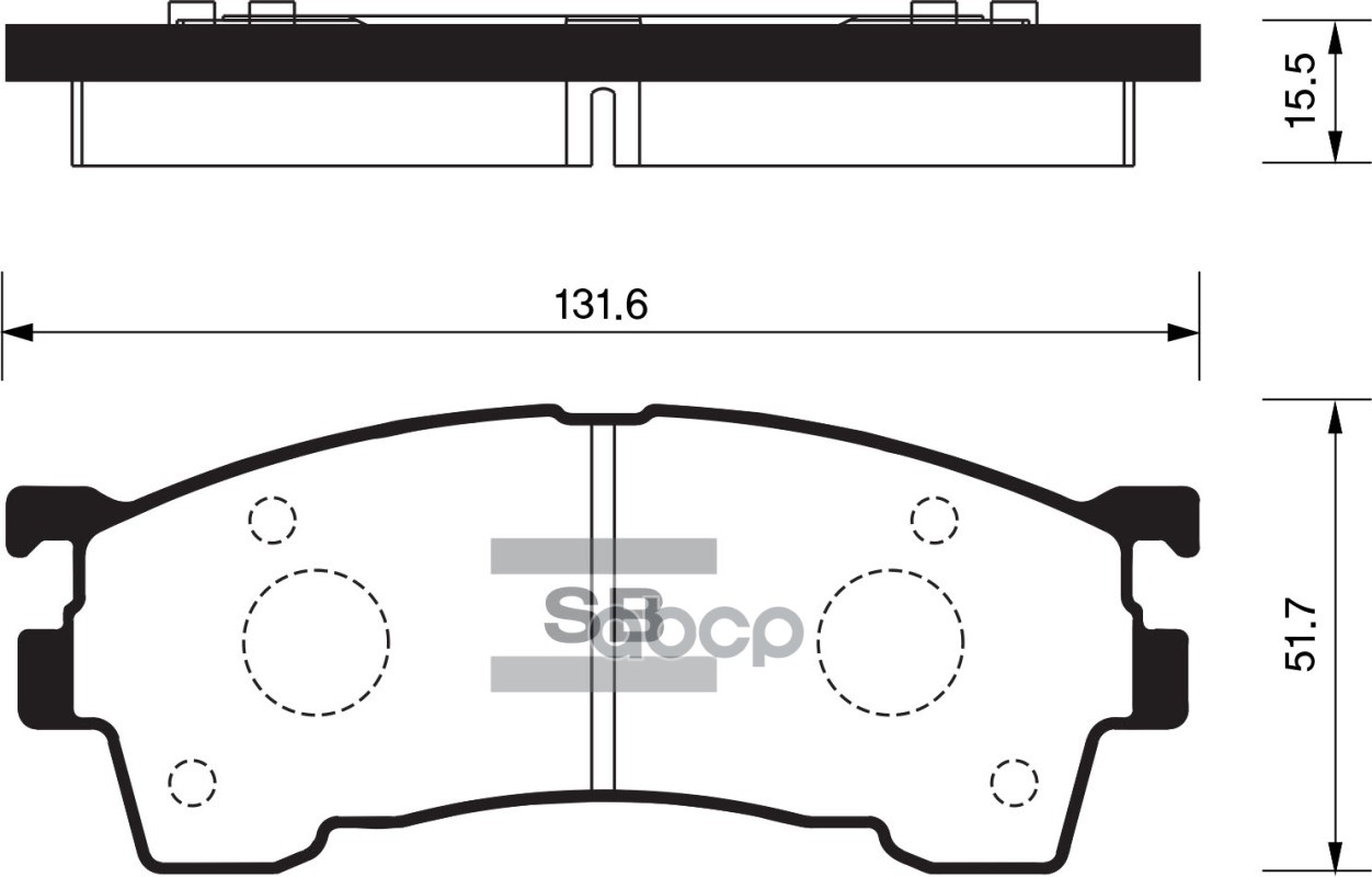 

Колодки дисковые передние \ Mazda 626 1.8-2.5/2.0D/Xedos6 1.6 16V/2.0 92> HI-Q SP2018