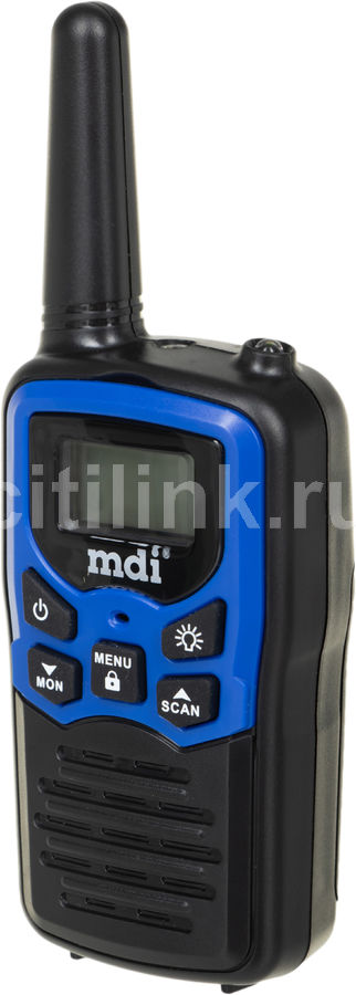 

Комплект раций MDI Mini 8кан. компл.:2шт AAA черный/синий (M001.02)