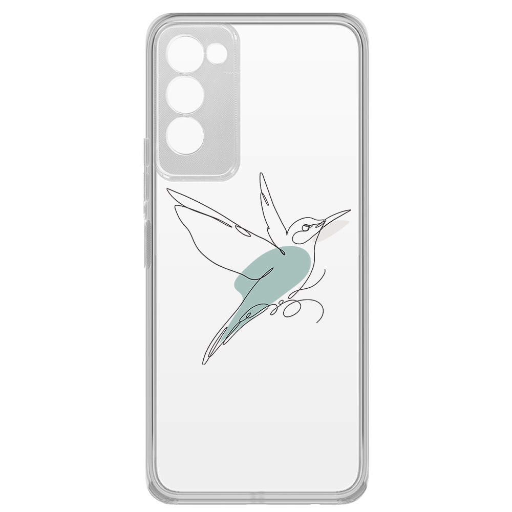 фото Чехол-накладка krutoff clear case легкость для tecno camon 18p