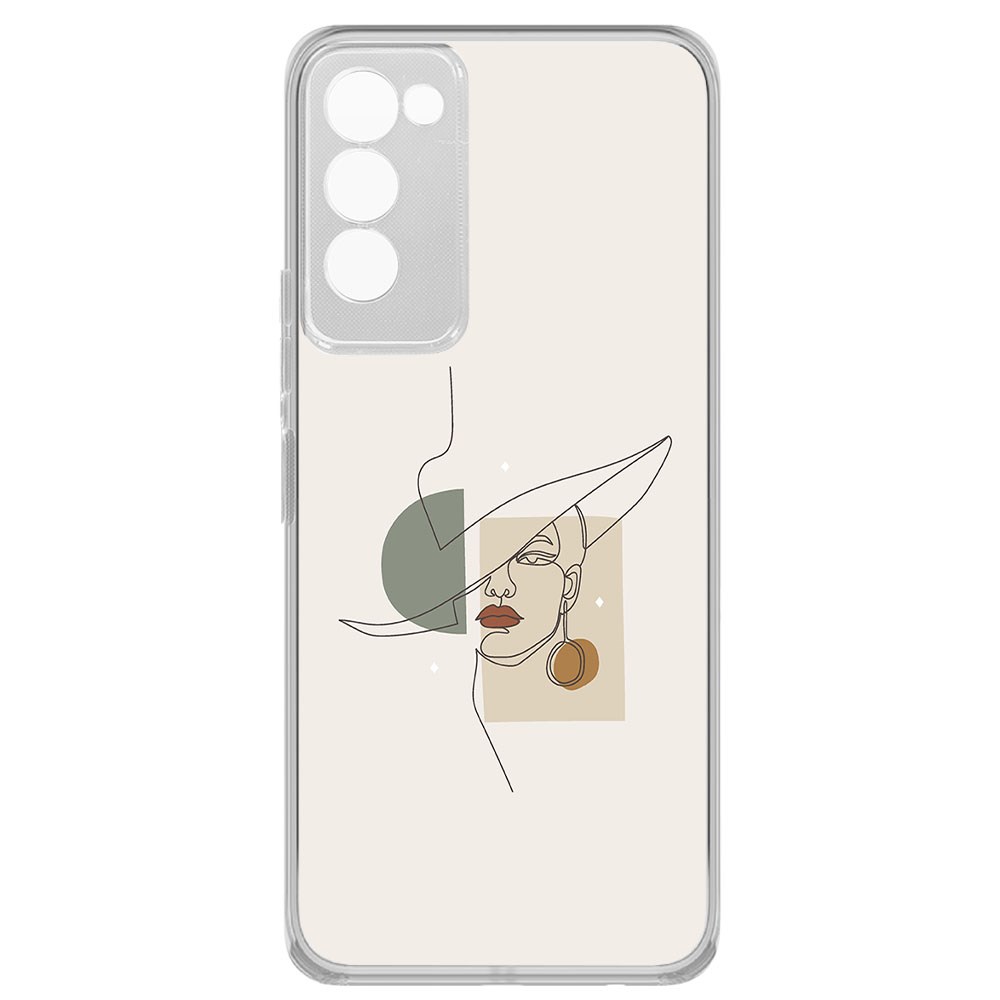 

Чехол-накладка Krutoff Clear Case Стиль для Tecno Camon 18P, Прозрачный