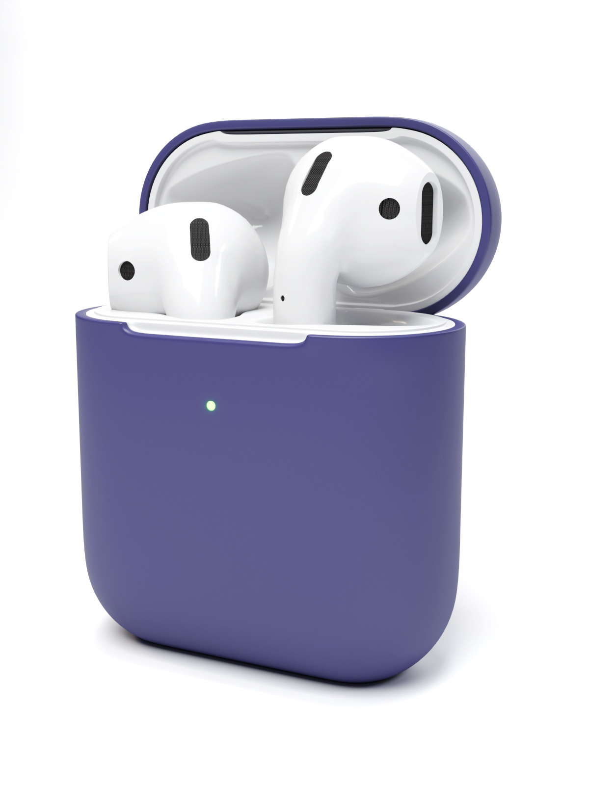 Чехол для наушников SSY для беспроводных наушников Apple AirPods 2 1 синий 230₽