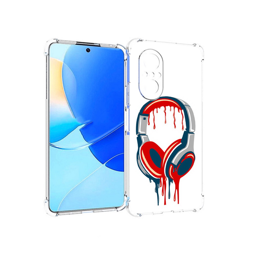 

Чехол MyPads Tocco для Huawei Nova 9 SE не делай громко, Прозрачный, Tocco