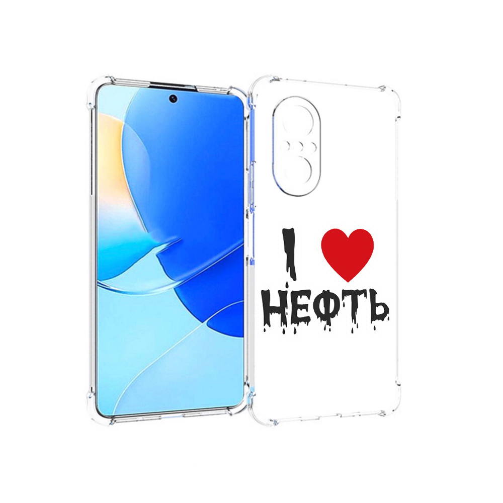 

Чехол MyPads Tocco для Huawei Nova 9 SE нефть, Прозрачный, Tocco