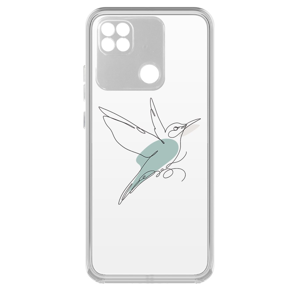 

Чехол-накладка Krutoff Clear Case Легкость для Xiaomi Redmi 10A, Прозрачный