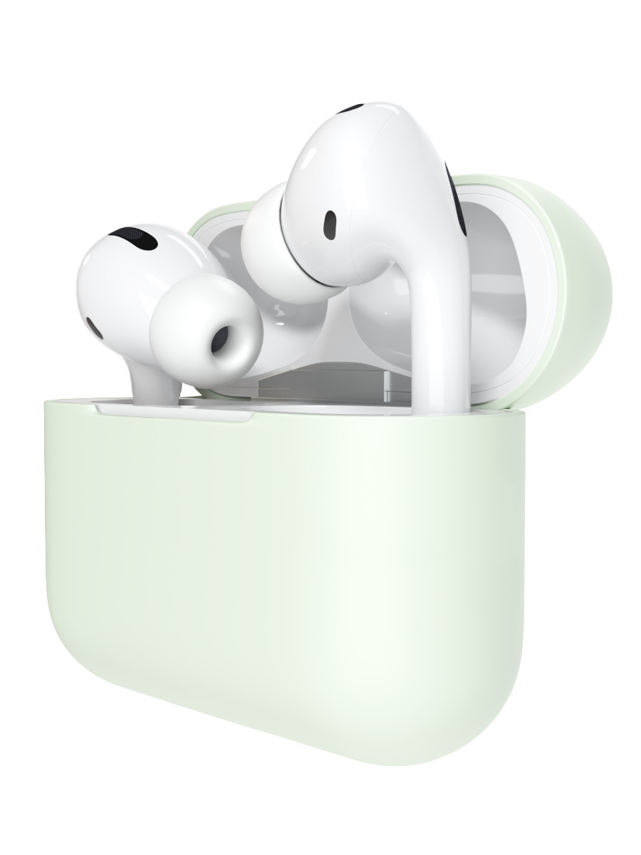 фото Защитный чехол ssy для apple airpods pro бирюзовый