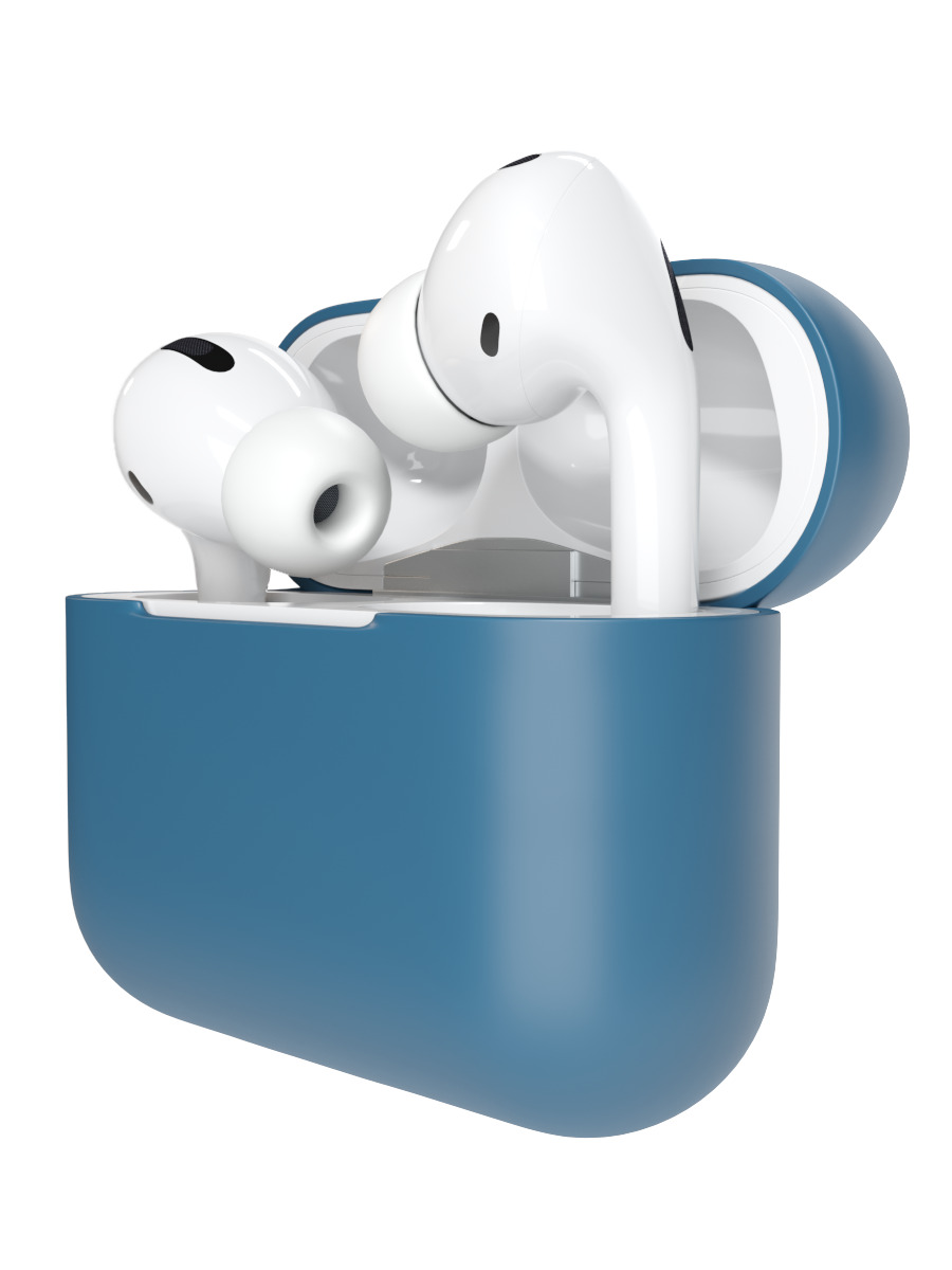 фото Защитный чехол ssy для apple airpods pro синий