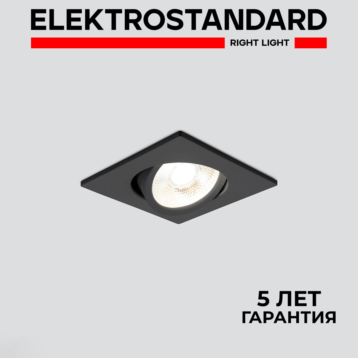 

Встраиваемый светодиодный светильник Elektrostandard Visio S 15273/LED BK 5W 4200K черный