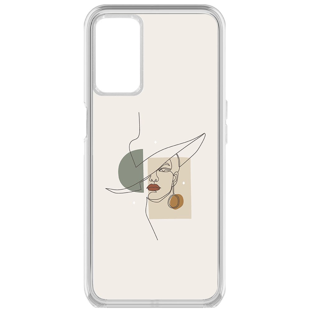 фото Чехол-накладка krutoff clear case стиль для oppo a16