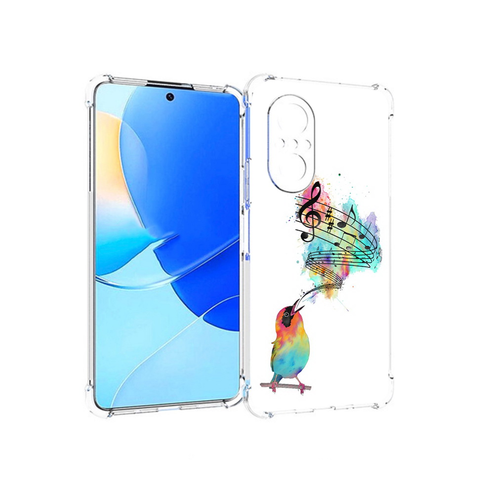 

Чехол MyPads Tocco для Huawei Nova 9 SE певчая птичка, Прозрачный, Tocco